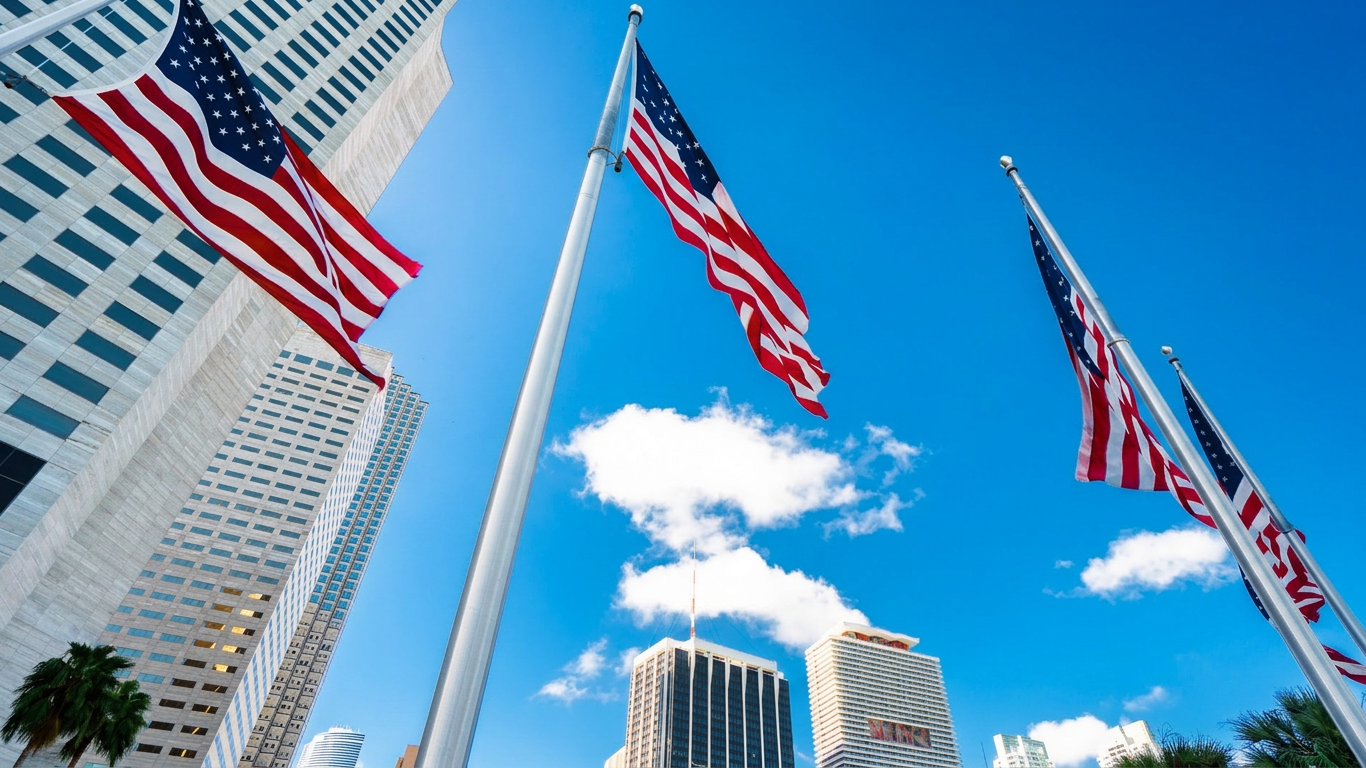 ville usa drapeau
